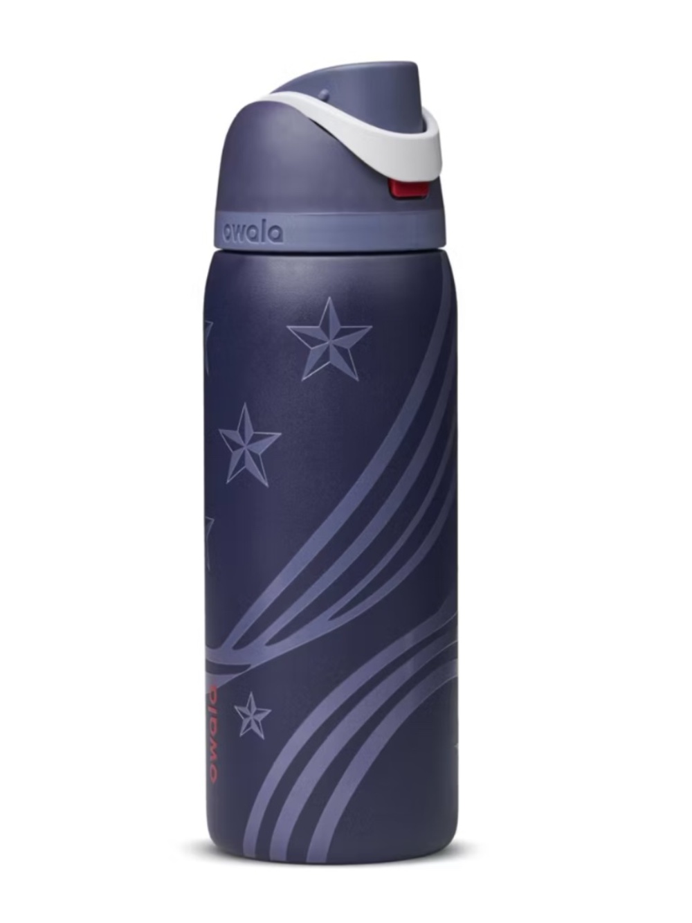 Owala FreeSip Soccer Collection 32 oz Water Bottle All American Navy Stars NEW